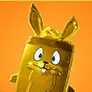 Gold Jackrabbit Sprite in Fortnite
